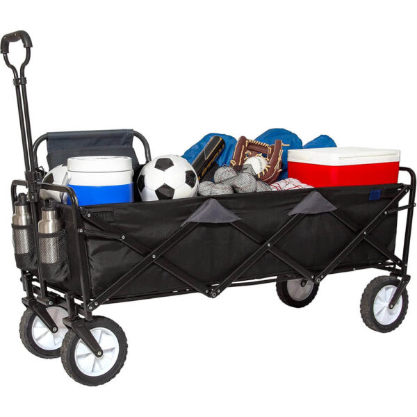 compact folding wagon for lightweight transport