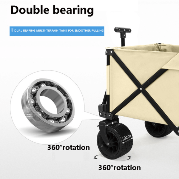 fold up wagon wagon that folds double bearing