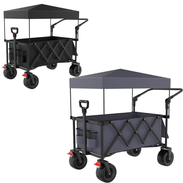 foldable wagon carts with removable canopy